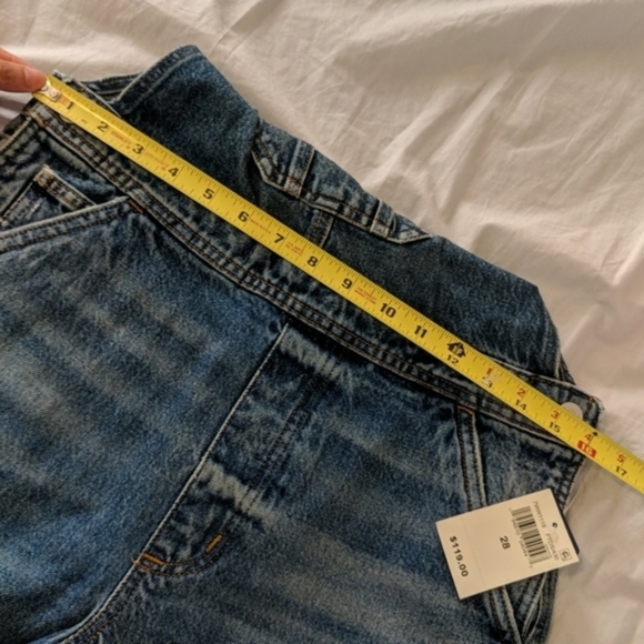 Lucky Brand Relaxed Cropped Crop Jean Overalls - Picture 7 of 9